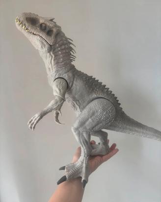 Dinosauro INDOMINUS REX luci e suoni Jurassic worl