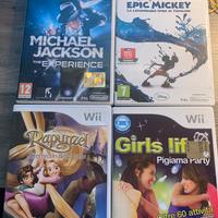 Lotto giochi WII con Rapunzel, Topolino