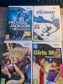 Lotto giochi WII con Rapunzel, Topolino