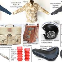 Accessori Moto BMW Honda 750 Harley Brandit Pelle