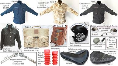 Accessori Moto BMW Honda 750 Harley Brandit Pelle