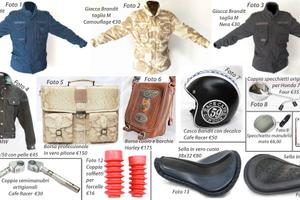 Accessori Moto BMW Honda 750 Harley Brandit Pelle