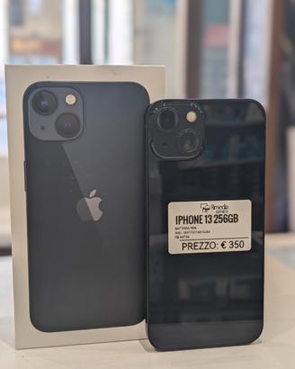 iPhone 13 256GB nero usato garanzia 