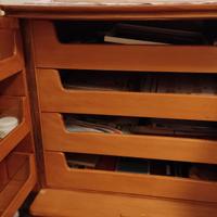 mobile in legno da sarta artigianale vero legno