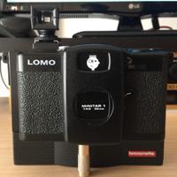 Lomography LC-A + dorso Polaroid instant back