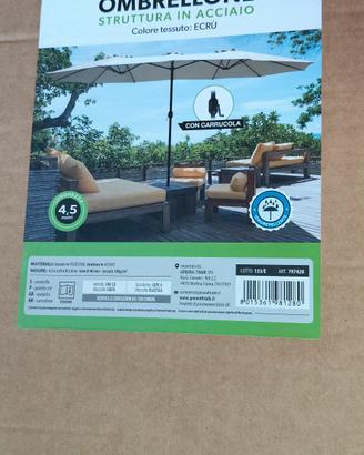 ombrellone da giardino  4,5 metri 