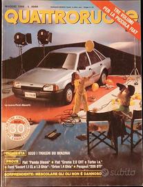 Quattroruote 367 05-1986 Peugeot 205 Gti-Fiat Crom