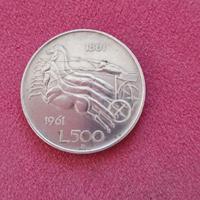 moneta argento 500 lire