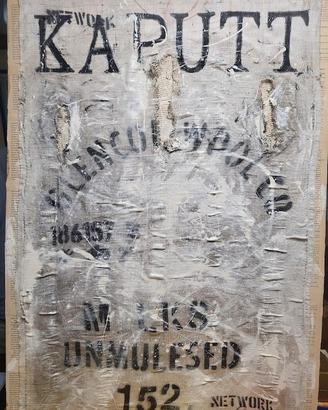 Quadro Materico Fiorenzo Buti "Kaputt"