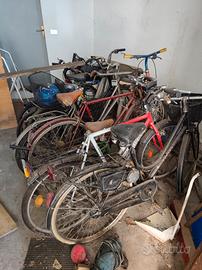 biciclette in blocco