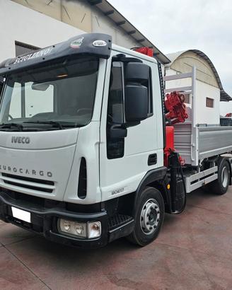 IVECO EUROCARGO 90E17 RIBALTABILE CON GRU'