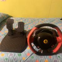 pedaliera e sterzo ferrari 458 per xbox serie s/x.
