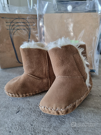 Stivaletto neonato in pelo n.19