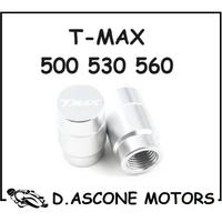 2 COPERCHI VALVOLE TMAX 500 530 560 ARGENTO