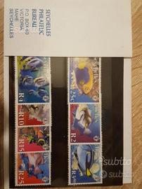 Serie rare francobolli da collezione Seychelles