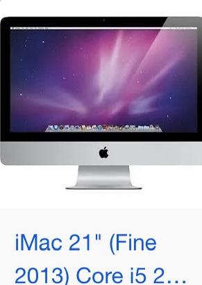 iMac 21.5" (Fine 2013)