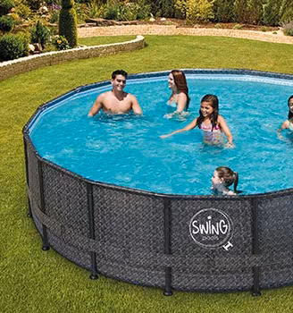Piscina Fuori Terra SWING Ø 4,88 - Nuova