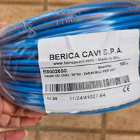 Cavo elettrico flessibile 2x0.5 mm L 100 mt