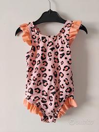 Costume da bagno Minoti con stampa leopardata