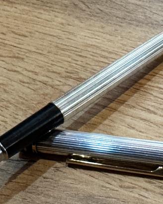 Penna stilografia Aurora Argento 925