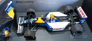 renault williams fw14 1\18 minichiamps r.patrese