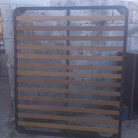 rete matrimoniale ortopedico doghe di legno 