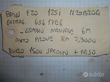 Cambio manuale 6 marce bmw f20 125i