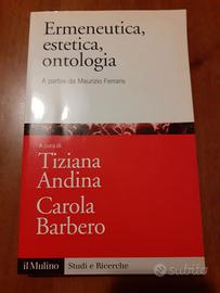 Ermeneutica, estetica, ontologia Libro filosofia