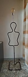 Lampada da Terra "Manichino" in Metallo 