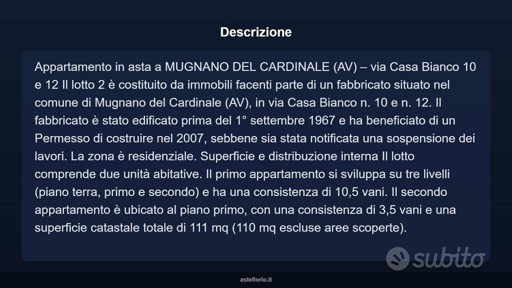 Appartamento – Mugnano del Cardinale, Avellino - Vista 3