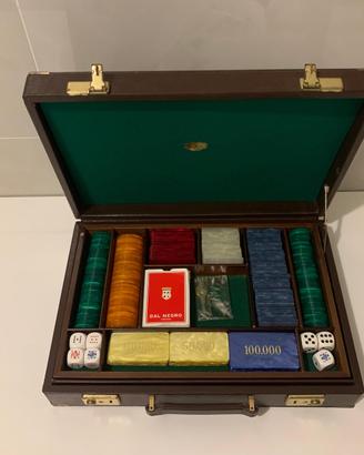 Valigetta Poker in Pelle Dal Negro