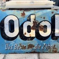 Insegna smaltata vintage ODOL anni ’20-’30 – grand