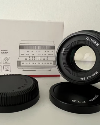 7Artisans 35mm f/1.2 II per Fuji X