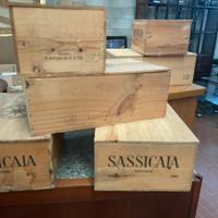 Sei cassette sassicaia