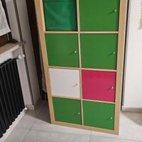 mobile scaffale kallax Ikea con ante+scatola 