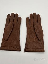 Guanti in pelle donna interno imbottito tg 7,5