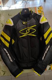 Giubbotto per moto uomo in pelle Spyke