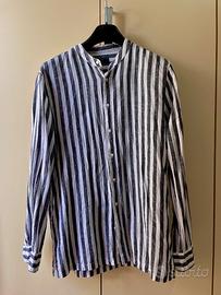 Camicia con colletto alla coreana