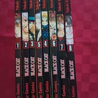 N.8 Manga Black Cat dal volume n.1 al n.8.