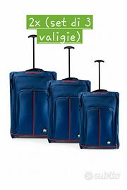 2x set di 3 trolley  Enrico COVERI nuovi 
