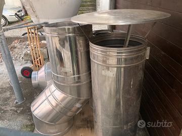 Canna fumaria in acciaio inox