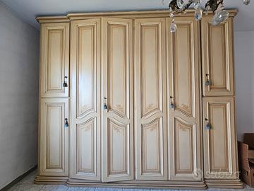 Armadio classico 6 ante color avorio 