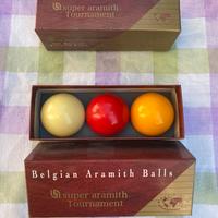 Tris palle da bigliardo - Belgian Aramith Balls