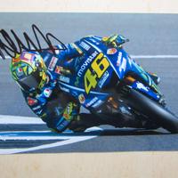 V. Rossi autografo su foto cm23x15