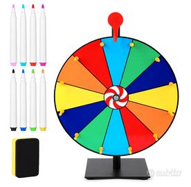 Ruota fortuna 30 cm Premi Gira 12 Slot Tavolo