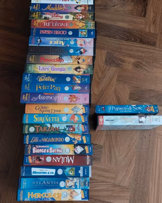 lotto di 26 vhs Disney originali
