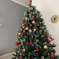ALBERO CONFORAMA ALTO 1.80 + addobbi