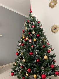 ALBERO CONFORAMA ALTO 1.80 + addobbi