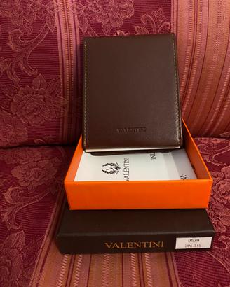 Portafoglio in vera pelle, nuovo marchio Valentini