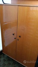 armadio industriale vintage 